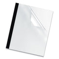 Fellowes Thermal Binding System Presentation Covers, Clear, 31 to 60 Sheet Capacity, 11 x 8.5, Unpunched, 10/Pack
