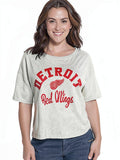Reversible Tee Detroit Red Wings, Size Medium by Vanessa Jane