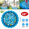 68" Inflatable Blow Up Pool Sprinkler Splash Pad For Kids by DailySale