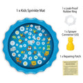68" Inflatable Blow Up Pool Sprinkler Splash Pad For Kids by DailySale