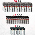68-Pack: Bundle Of Energizer Batteries AA, AAA and 9V by DailySale