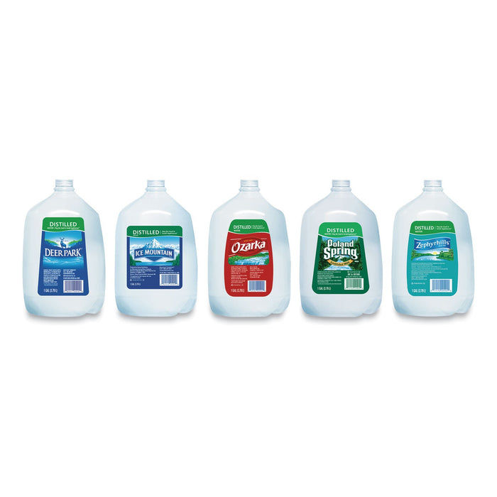 Nestle Waters Distilled Water, 1 gal Bottle, 6 Bottles/Carton, 36 Cartons/Pallet