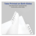 Avery Preprinted Legal Exhibit Side Tab Index Dividers, Allstate Style, 26-Tab, A to Z, 11 x 8.5, White, 1 Set, (1700)