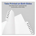 Avery Preprinted Legal Exhibit Side Tab Index Dividers, Avery Style, 10-Tab, 10, 11 x 8.5, White, 25/Pack