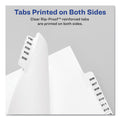 Avery Preprinted Legal Exhibit Side Tab Index Dividers, Avery Style, 26-Tab, A to Z, 11 x 8.5, White, 1 Set, (1400)