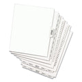 Avery Preprinted Legal Exhibit Bottom Tab Index Dividers, Avery Style, 27-Tab, Exhibit A to Exhibit Z, 11 x 8.5, White, 1 Set