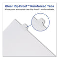 Avery Preprinted Legal Exhibit Side Tab Index Dividers, Allstate Style, 10-Tab, 13, 11 x 8.5, White, 25/Pack