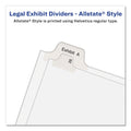Avery Preprinted Legal Exhibit Side Tab Index Dividers, Allstate Style, 26-Tab, Exhibit A to Exhibit Z, 11 x 8.5, White, 1 Set