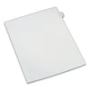 Avery Preprinted Legal Exhibit Side Tab Index Dividers, Allstate Style, 10-Tab, 4, 11 x 8.5, White, 25/Pack