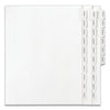 Avery Preprinted Legal Exhibit Side Tab Index Dividers, Allstate Style, 26-Tab, Exhibit A to Exhibit Z, 11 x 8.5, White, 1 Set