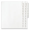 Avery Preprinted Legal Exhibit Side Tab Index Dividers, Allstate Style, 26-Tab, Exhibit A to Exhibit Z, 11 x 8.5, White, 1 Set