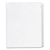 Avery Preprinted Legal Exhibit Side Tab Index Dividers, Allstate Style, 25-Tab, 51 to 75, 11 x 8.5, White, 1 Set, (1703)