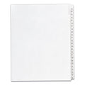 Avery Preprinted Legal Exhibit Side Tab Index Dividers, Allstate Style, 25-Tab, 51 to 75, 11 x 8.5, White, 1 Set, (1703)