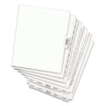 Avery Preprinted Legal Exhibit Side Tab Index Dividers, Avery Style, 25-Tab, 1 to 25, 11 x 8.5, White, 1 Set, (1330)