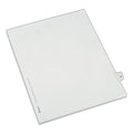 Avery Preprinted Legal Exhibit Side Tab Index Dividers, Allstate Style, 10-Tab, 30, 11 x 8.5, White, 25/Pack