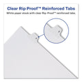 Avery Preprinted Legal Exhibit Side Tab Index Dividers, Allstate Style, 10-Tab, 26, 11 x 8.5, White, 25/Pack
