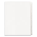 Avery Preprinted Legal Exhibit Side Tab Index Dividers, Allstate Style, 25-Tab, 1 to 25, 11 x 8.5, White, 1 Set, (1701)