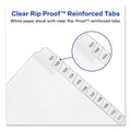 Avery Preprinted Legal Exhibit Side Tab Index Dividers, Allstate Style, 26-Tab, A to Z, 11 x 8.5, White, 1 Set, (1700)