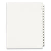 Avery Preprinted Legal Exhibit Side Tab Index Dividers, Avery Style, 25-Tab, 26 to 50, 11 x 8.5, White, 1 Set, (1331)