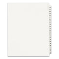 Avery Preprinted Legal Exhibit Side Tab Index Dividers, Avery Style, 25-Tab, 26 to 50, 11 x 8.5, White, 1 Set, (1331)