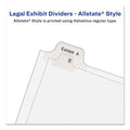 Avery Preprinted Legal Exhibit Side Tab Index Dividers, Allstate Style, 10-Tab, 30, 11 x 8.5, White, 25/Pack