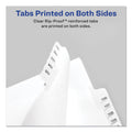 Avery Preprinted Legal Exhibit Side Tab Index Dividers, Allstate Style, 10-Tab, 25, 11 x 8.5, White, 25/Pack