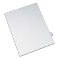 Avery Preprinted Legal Exhibit Side Tab Index Dividers, Allstate Style, 10-Tab, 21, 11 x 8.5, White, 25/Pack