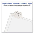 Avery Preprinted Legal Exhibit Side Tab Index Dividers, Allstate Style, 26-Tab, V, 11 x 8.5, White, 25/Pack