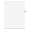 Avery Preprinted Legal Exhibit Side Tab Index Dividers, Avery Style, 10-Tab, 9, 11 x 8.5, White, 25/Pack