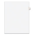 Avery Preprinted Legal Exhibit Side Tab Index Dividers, Avery Style, 10-Tab, 5, 11 x 8.5, White, 25/Pack