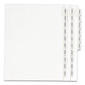 Avery Preprinted Legal Exhibit Side Tab Index Dividers, Avery Style, 26-Tab, Exhibit A to Exhibit Z, 11 x 8.5, White, 1 Set, (1370)