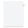 Avery Preprinted Legal Exhibit Side Tab Index Dividers, Avery Style, 10-Tab, 3, 11 x 8.5, White, 25/Pack