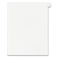 Avery Preprinted Legal Exhibit Side Tab Index Dividers, Allstate Style, 10-Tab, 1, 11 x 8.5, White, 25/Pack