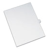 Avery Preprinted Legal Exhibit Side Tab Index Dividers, Allstate Style, 26-Tab, P, 11 x 8.5, White, 25/Pack