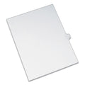 Avery Preprinted Legal Exhibit Side Tab Index Dividers, Allstate Style, 26-Tab, P, 11 x 8.5, White, 25/Pack