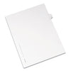 Avery Preprinted Legal Exhibit Side Tab Index Dividers, Allstate Style, 26-Tab, T, 11 x 8.5, White, 25/Pack