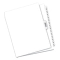 Avery Preprinted Legal Exhibit Side Tab Index Dividers, Avery Style, 26-Tab, 26 to 50, 11 x 8.5, White, 1 Set