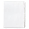 Avery Preprinted Legal Exhibit Side Tab Index Dividers, Allstate Style, 25-Tab, 26 to 50, 11 x 8.5, White, 1 Set, (1702)