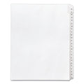 Avery Preprinted Legal Exhibit Side Tab Index Dividers, Allstate Style, 25-Tab, 26 to 50, 11 x 8.5, White, 1 Set, (1702)