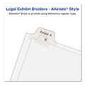 Avery Preprinted Legal Exhibit Side Tab Index Dividers, Allstate Style, 26-Tab, S, 11 x 8.5, White, 25/Pack