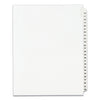 Avery Preprinted Legal Exhibit Side Tab Index Dividers, Avery Style, 25-Tab, 76 to 100, 11 x 8.5, White, 1 Set, (1333)