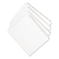 Avery Preprinted Legal Exhibit Side Tab Index Dividers, Allstate Style, 10-Tab, 4, 11 x 8.5, White, 25/Pack