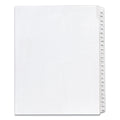 Avery Preprinted Legal Exhibit Side Tab Index Dividers, Allstate Style, 25-Tab, 101 to 125, 11 x 8.5, White, 1 Set, (1705)