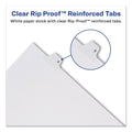 Avery Preprinted Legal Exhibit Side Tab Index Dividers, Allstate Style, 26-Tab, P, 11 x 8.5, White, 25/Pack
