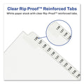 Avery Preprinted Legal Exhibit Side Tab Index Dividers, Avery Style, 27-Tab, A to Z, 11 x 8.5, White, 1 Set