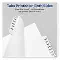 Avery Preprinted Legal Exhibit Side Tab Index Dividers, Avery Style, 26-Tab, Exhibit A to Exhibit Z, 11 x 8.5, White, 1 Set, (1370)