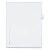 Avery Preprinted Legal Exhibit Side Tab Index Dividers, Allstate Style, 26-Tab, S, 11 x 8.5, White, 25/Pack