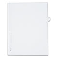 Avery Preprinted Legal Exhibit Side Tab Index Dividers, Allstate Style, 26-Tab, S, 11 x 8.5, White, 25/Pack