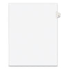 Avery Preprinted Legal Exhibit Side Tab Index Dividers, Avery Style, 10-Tab, 4, 11 x 8.5, White, 25/Pack