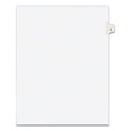 Avery Preprinted Legal Exhibit Side Tab Index Dividers, Avery Style, 10-Tab, 4, 11 x 8.5, White, 25/Pack